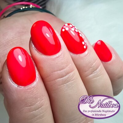 Premium Farbgel Neon Rot (FGMS-117) - Back to the 80s Serie