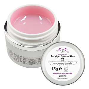 Special One Acrylgel Milchig Rosa Glitter (24) 15g