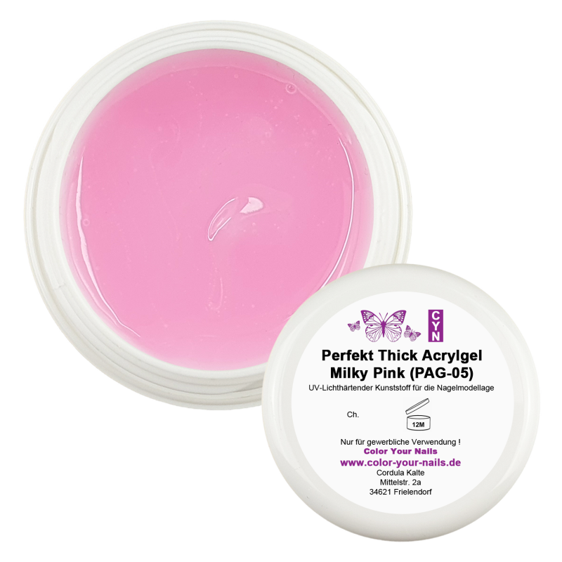 Perfekt Thick Acrylgel Milky Pink (PAG-05) 15ml