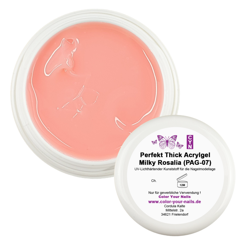 Perfekt Thick Acrylgel Milky Rosalia (PAG-07) 15ml