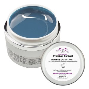 Premium Farbgel Meerblau (FGMS-305) HEMA FREI
