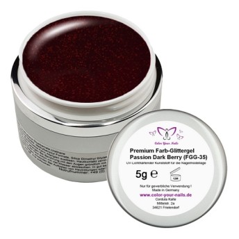 5g Premium Farb-Glittergel Passion Dark Berry (FGGN-35) (Berry Love)