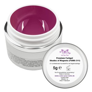5g Premium Farbgel Shades of Magenta (FGMS-311)- HEMA FREE