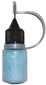 4g Fairy Glitter pastell Blau in Knetsch Drück Dosierflasche