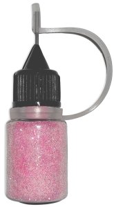 4g Fairy Glitter pastell Rosa in Knetsch Drück Dosierflasche