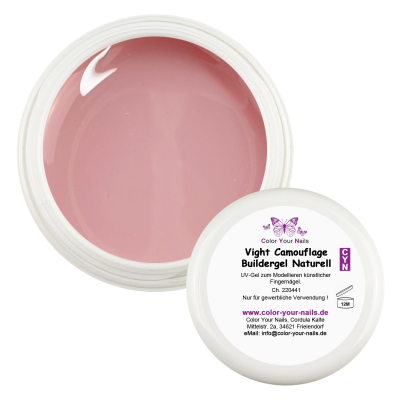 Vight Camouflage Buildergel Naturell. 30ml