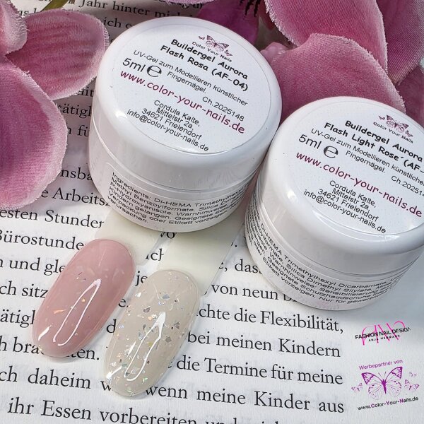 Buildergel Aurora Flash Rosa (AF-04)