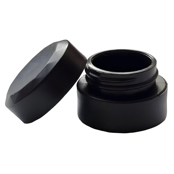 Doppelwandige Probentiegel schwarz. Für 2ml Inhalt....