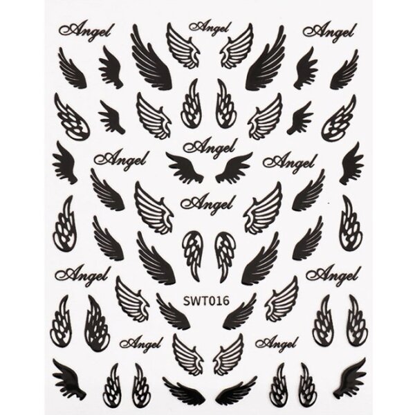 Nagelsticker Flügel, Angel (Engel) 3 Farben...