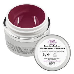 5g Premium Farbgel Königspurpur  (FGMS-310)- HEMA FREE