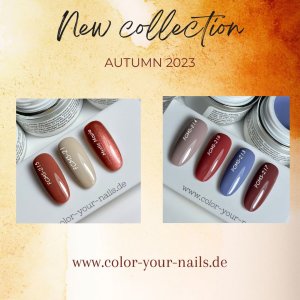 5g Premium Farbgele Autumn 2023. Herbst: FGMS-217 Braun touch Rot
