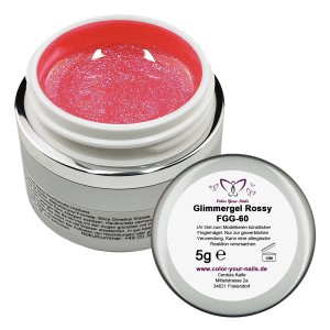 5g Premium Glimmergel Rossy (FGG-60) HEMA-FREE im Softlinetiegel