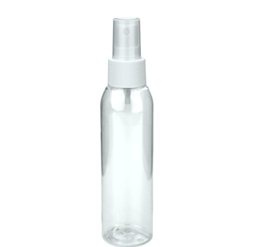 Zerstäuberflasche transparent für 100 ml, Leerflasche.