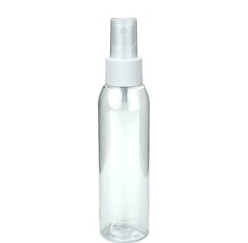 Zerstäuberflasche transparent für 100 ml, Leerflasche.