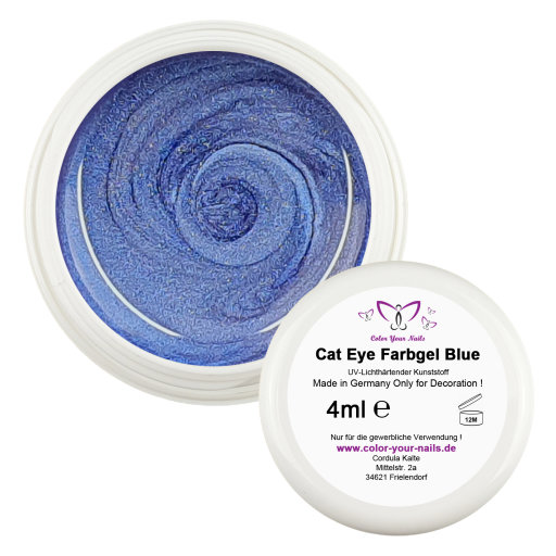 5g Cat Eye Farbgel Blau