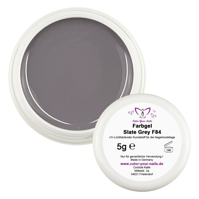 5g Premium Herbst / Winter Farbgel. Slate Grey (FGMS-84)