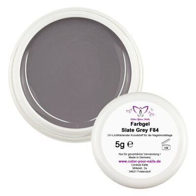 5g Premium Herbst / Winter Farbgel. Slate Grey (FGMS-84)