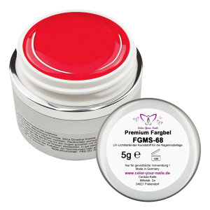 5g Premium Farbgel Husker red FGMS-68, HEMA FREE im...