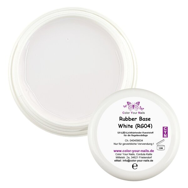 Rubber Base White, (RG04) 50g