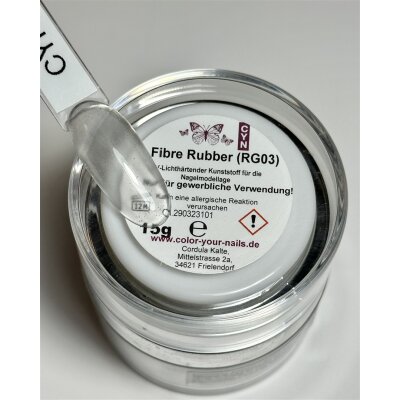 Fibre Rubber Base Clear (RG03). 15g