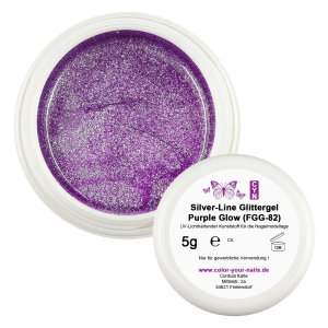 Premium Silver-Line Glittergel Purple Glow (FGG-82)