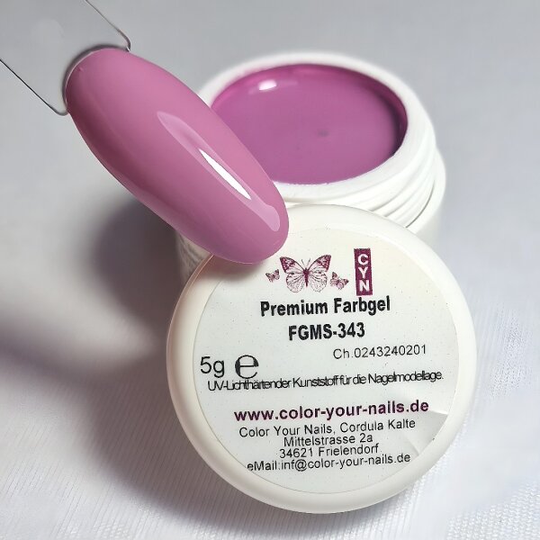 5g Farbgel. Auswahl. Violet Rush (FGMS-343)