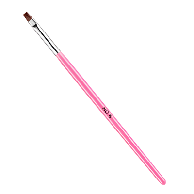 Gelpinsel Nr. 6, eckig, Rosa