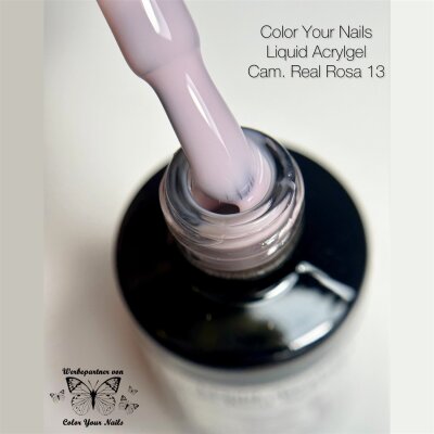 5ml Liquid Acrylgel Camouflage - Töne,  in Pinselflasche Cam. Real Rosa (13)