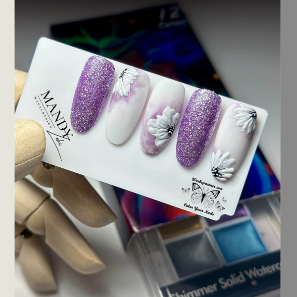 Premium Silver - Line Glamgel, 5g. Farbgele mit silber...