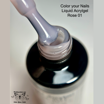 15ml Liquid Acrylgel in Pinselflasche Rose´ (01)