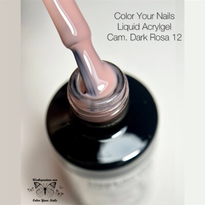 15ml Liquid Acrylgel in Pinselflasche Cam. Dark Rosa (12)