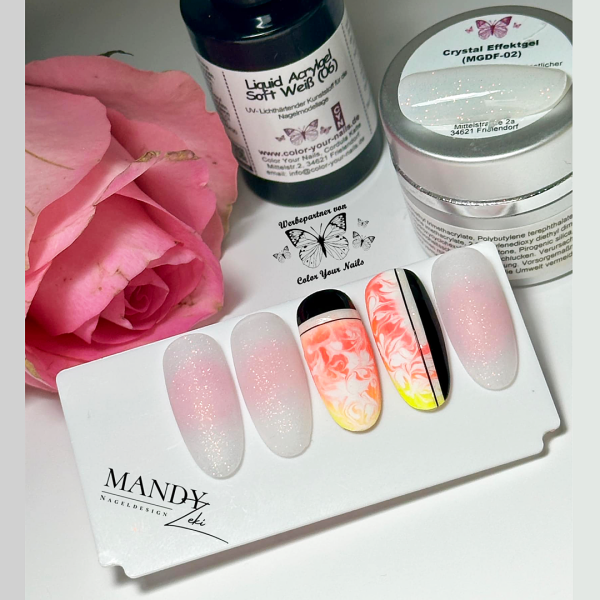 15ml Liquid Acrylgel in Pinselflasche Softweiß (06)