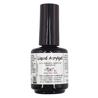 15ml Liquid Acrylgel in Pinselflasche Softweiß (06)