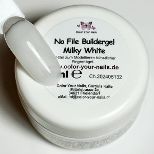 No File Buildergel Milky White 30g