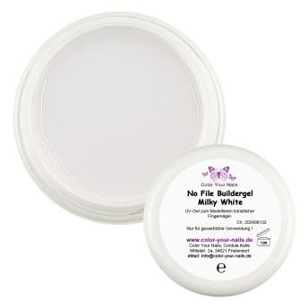 No File Buildergel Milky White 30g