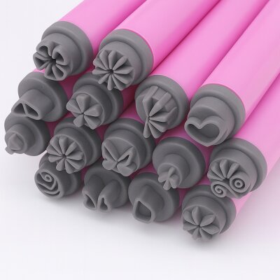 15 Strukturpens für unser 3D Strukturgel