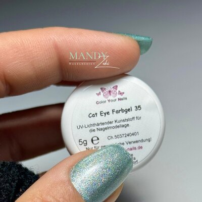 Crystal Cat Eye Farbgele Smaragdshine (35)