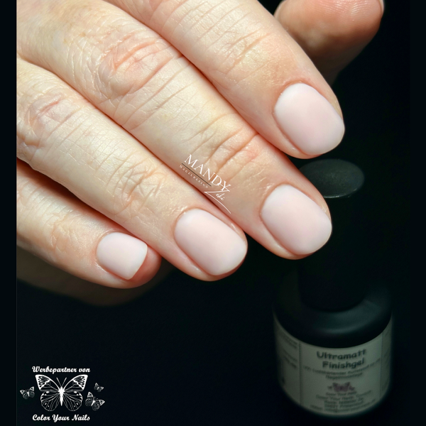 Ultramatt Finishgel in der Pinselflasche. 15ml