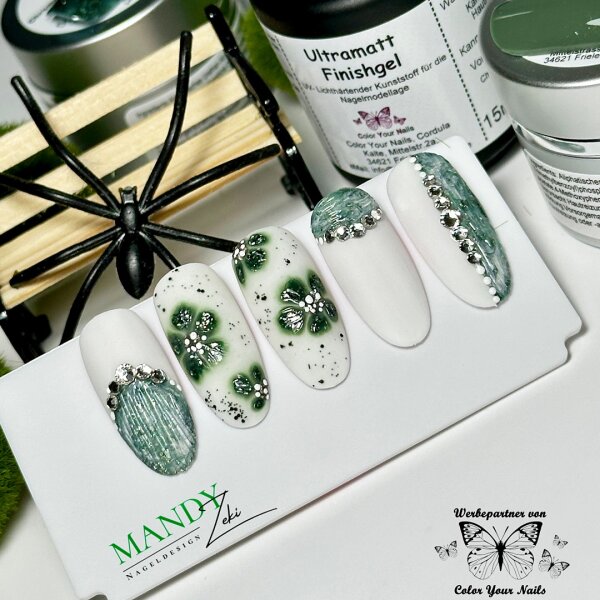 Ultramatt Finishgel in der Pinselflasche. 15ml