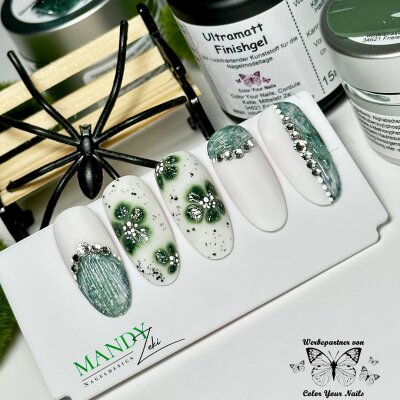 Ultramatt Finishgel in der Pinselflasche. 15ml