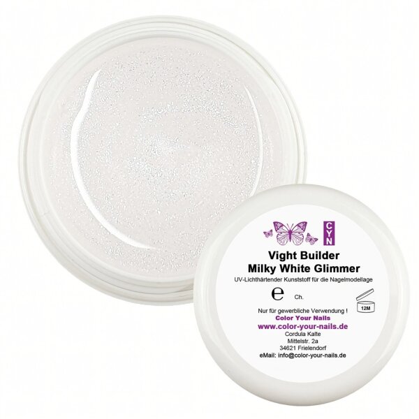 Vight Allroundgel Milky White Glimmer 5ml