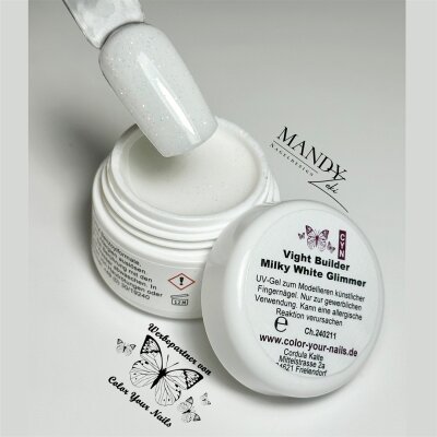 Vight Allroundgel Milky White Glimmer 5ml