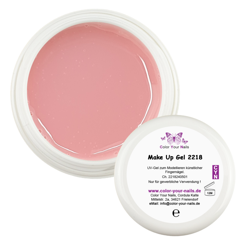 Make up Gel Rosa (2218), Fiberglasgel 5g