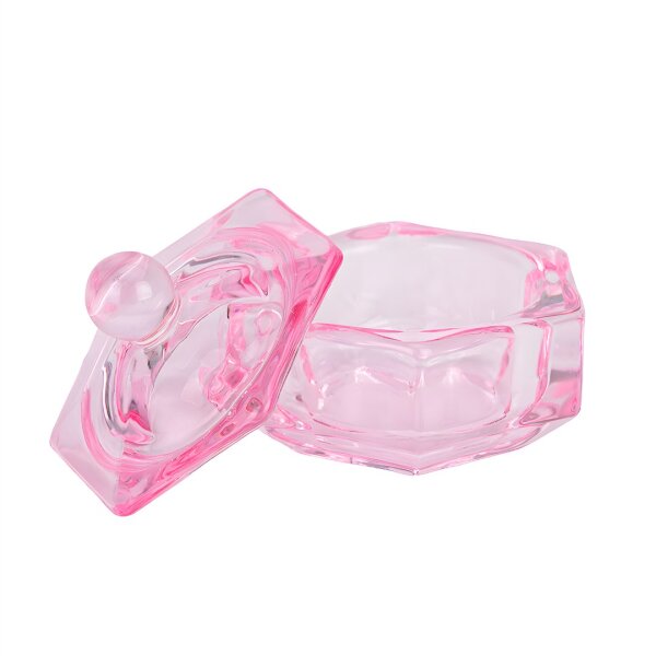Glas Dappen Dish Rose-Transparent