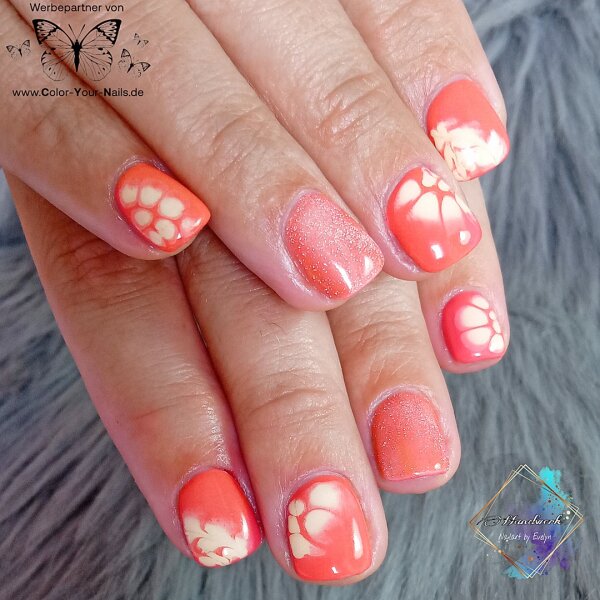 Reflektion Neon Cat Eye Farbgel Blutorange (170)