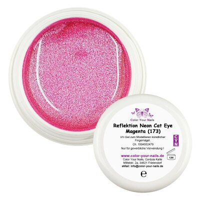 Reflektion Neon Cat Eye Farbgel Magenta (173)