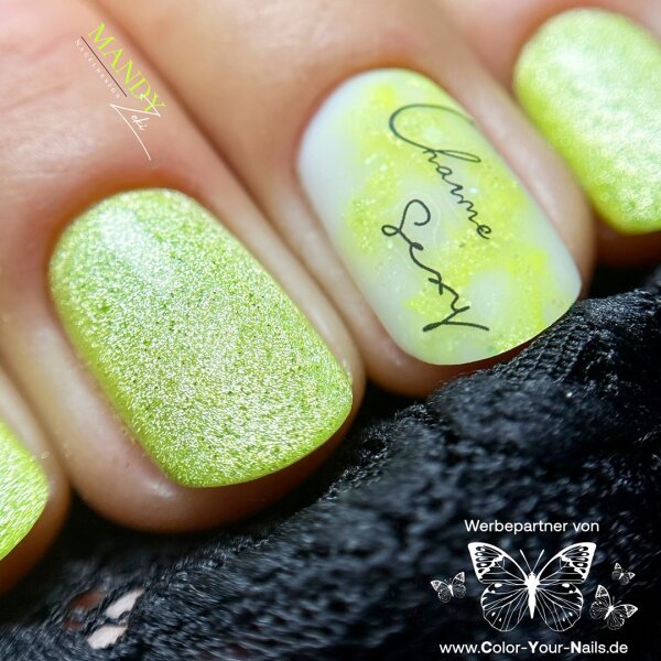 Reflektion Neon Cat Eye Farbgel Gelb (178)