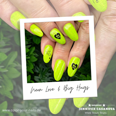 Reflektion Neon Cat Eye Farbgel Gelb (178)