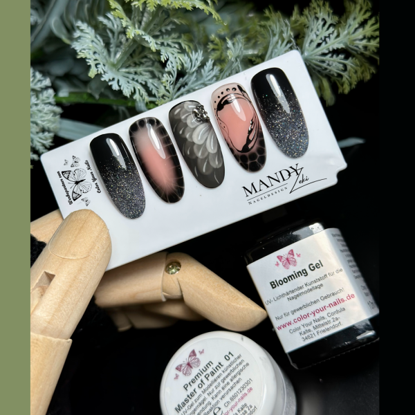 Blooming Gel für zauberhafte Nailart Effekte 5ml Pinselflasche