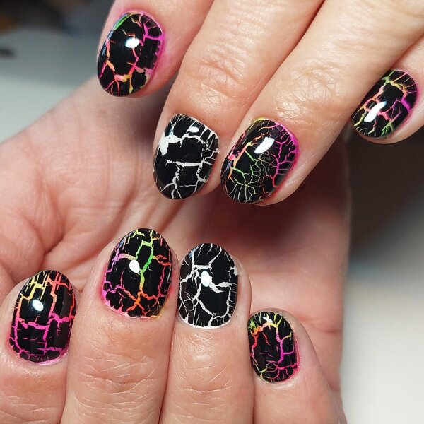 Cracklegel Schwarz